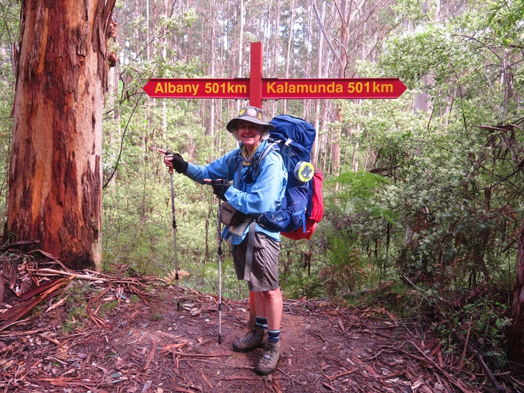 Halfway on the Bibbulmun Track