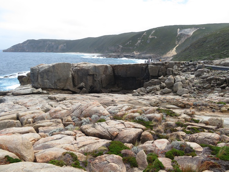 Looking towards the Natural Bridge in Torndirrup National Park
