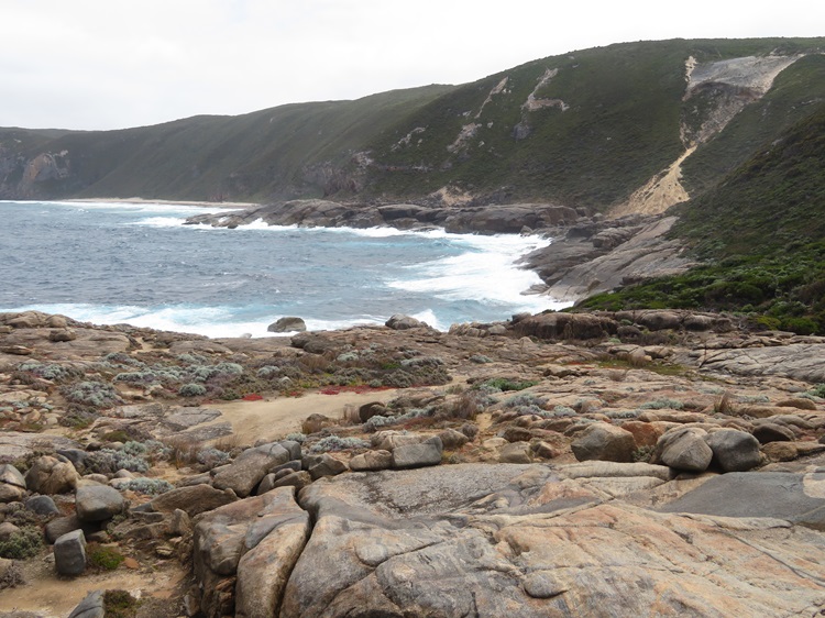 Granite ledges in Torndirrup National Park
