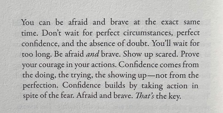 Be Afraid Be Brave by Jamie Varon
