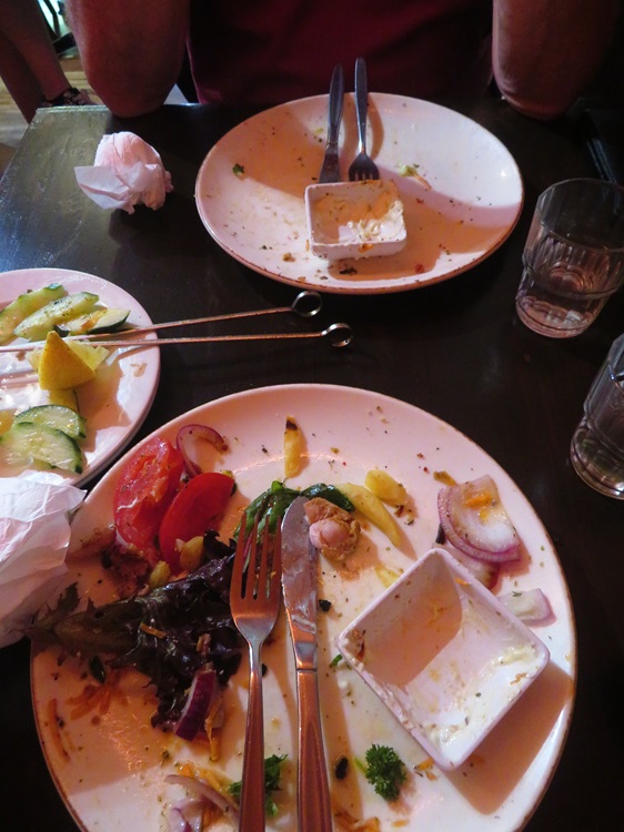 Dining at Stalactites restaurant, Melbourne