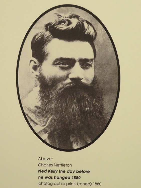 Ned Kelly's Armour in the Barry Reading Room, State Library Victoria, Melbourne