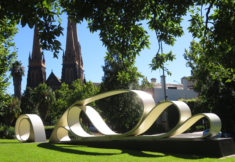 The Monster Petition sculpture, Burston Reserve, Melbourne