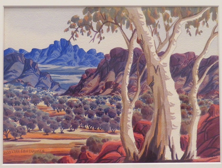 Walter Ebatarinja - Central Australian Landscape c.1950
