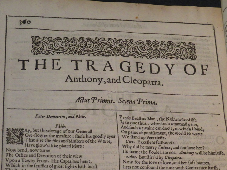 William Shakespeare - 1632 - Antony and Cleopatra