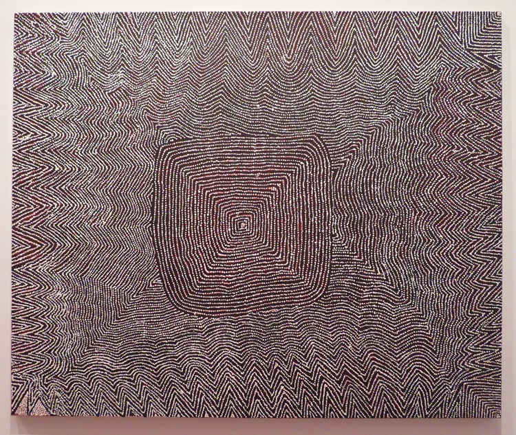 George Ward Tjungurrayi - Old Woman's Dreaming at Kutulunga - 2003