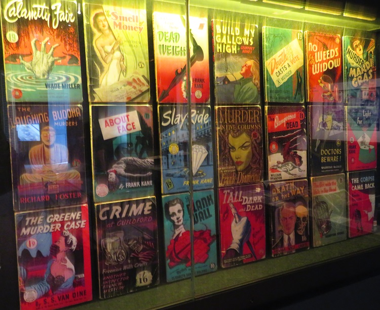 Pulp fiction at the World of the Book Exhibition, State Library Victoria