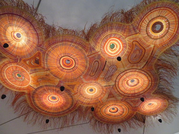 Spanish Design and 9 Indigeonous weavers - PET Lamp Ramingining (Every family thinking forward) - 2016