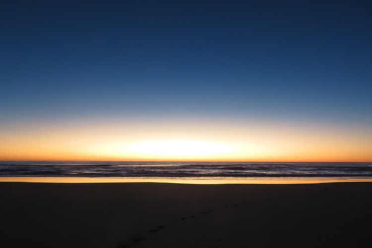 Sunrise walk on the Gold Coast, Queensland