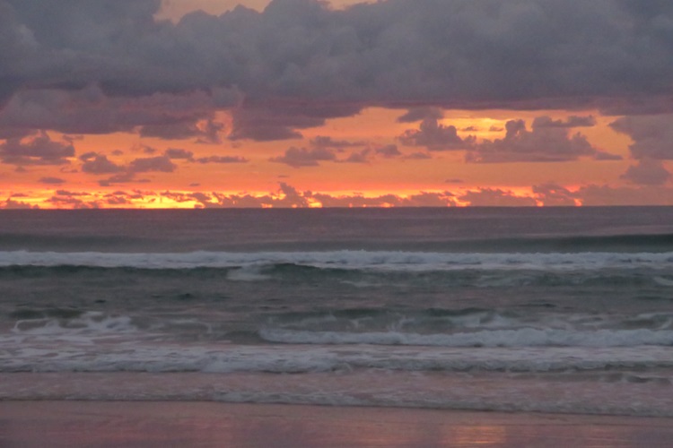 Sunrise walk on the Gold Coast, Queensland