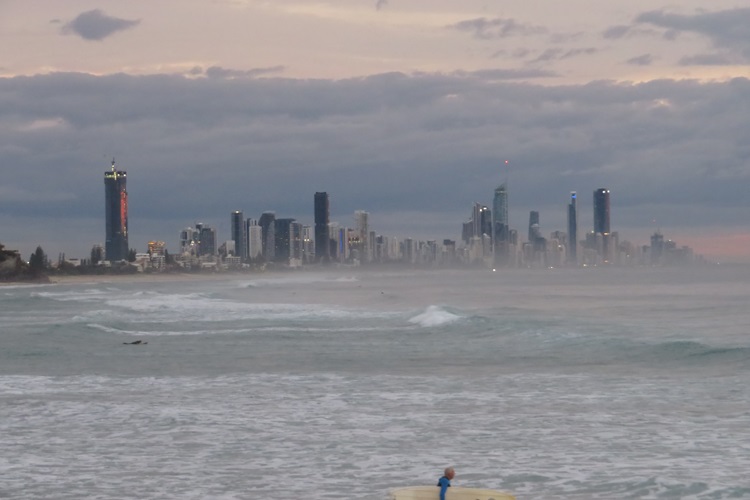 Sunrise walk on the Gold Coast, Queensland