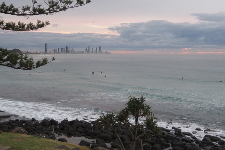 Sunrise walk on the Gold Coast, Queensland