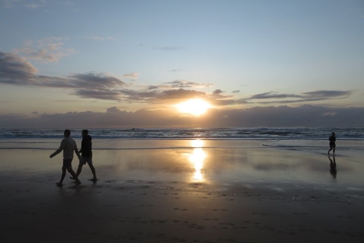 Sunrise walk on the Gold Coast, Queensland