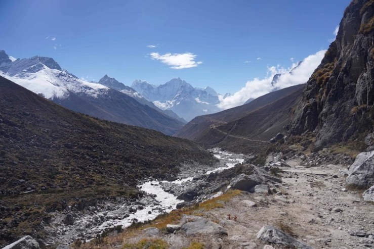 The views stretch forever in the Himalayas