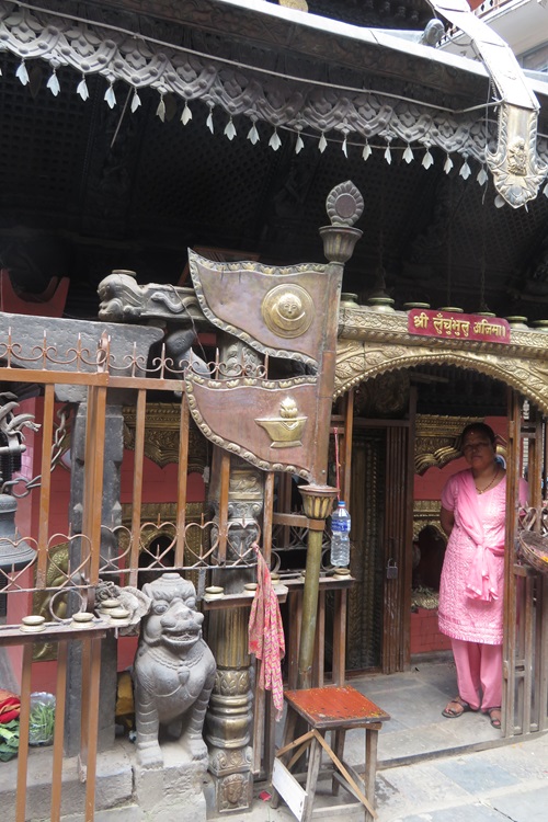 Neighbourhood temples in Kathmandu. 