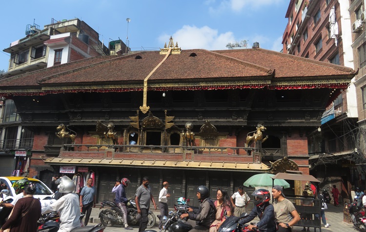 Neighbourhood temples in Kathmandu. 
