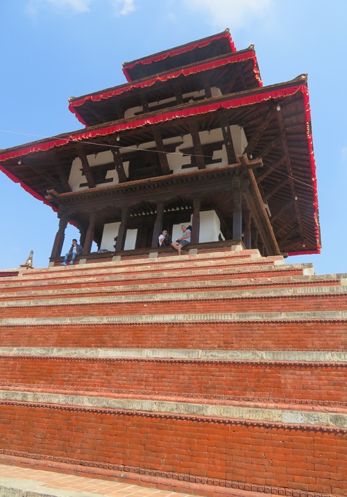 Pagodas in the Square, Kathmandu. 