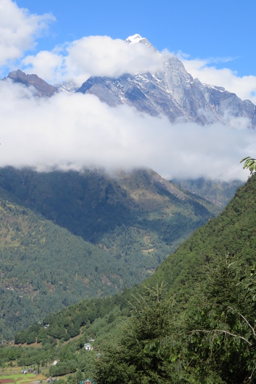 Mountains views in the Himalayas