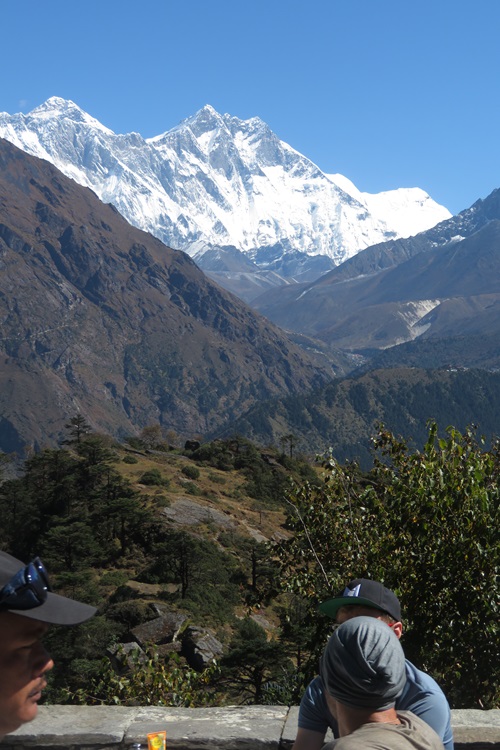 Views of Mt Everest from Hotel Everest View
