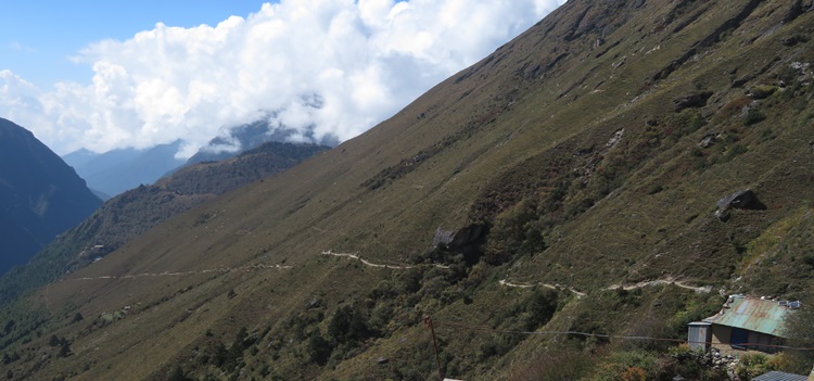 The track on the way to Dole, Himalayas