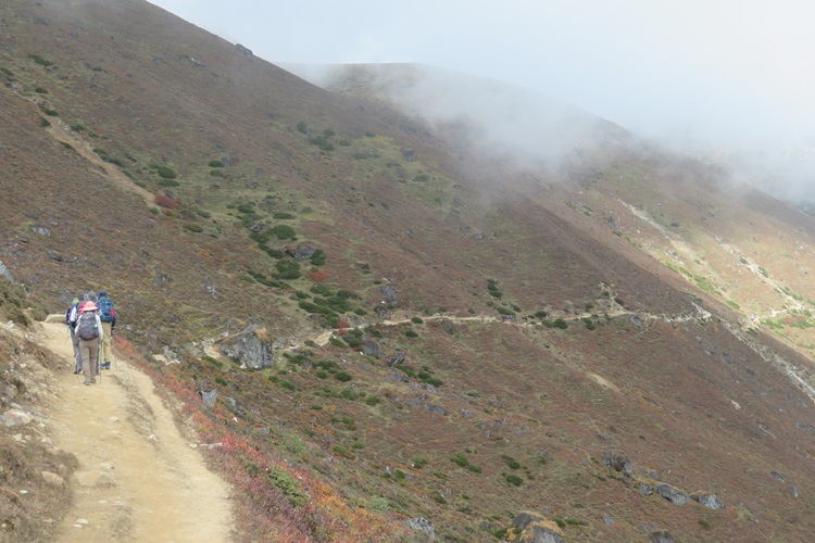 The views stretch forever in the Himalayas