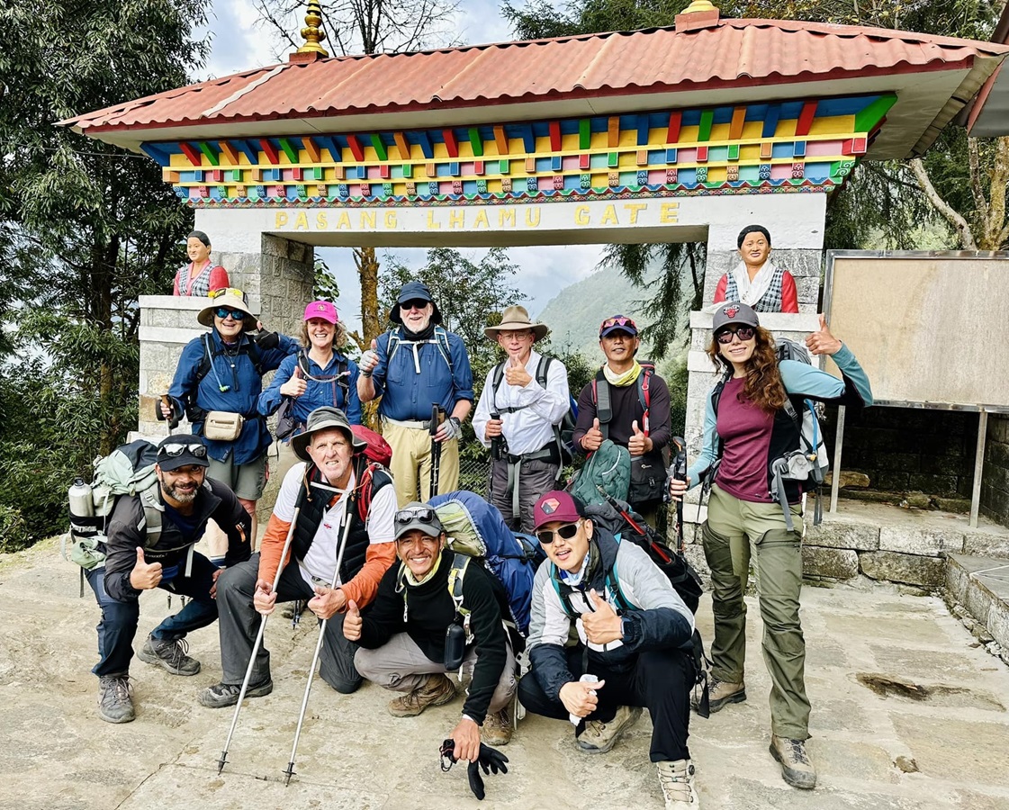 Final Day Group photo, Everest Base Camp Circuit, Lukla Nepal