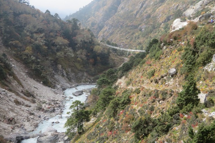 The track on the way to Thangboche, Nepal