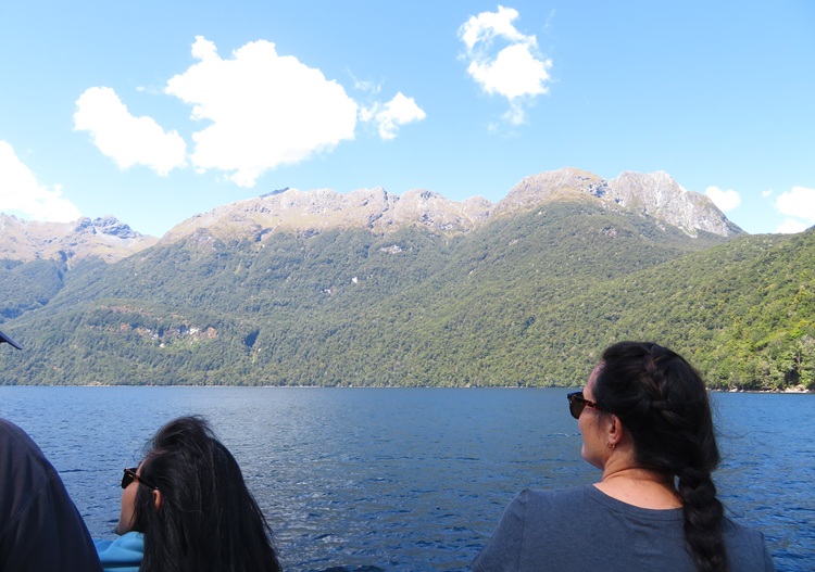 The ferry ride to the start of the Milford Track, New Zealand