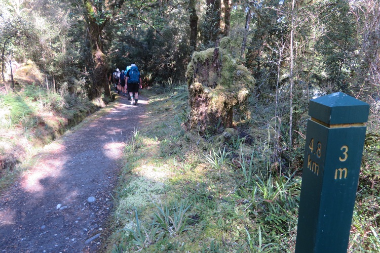 Signage on Milford Track New Zealand