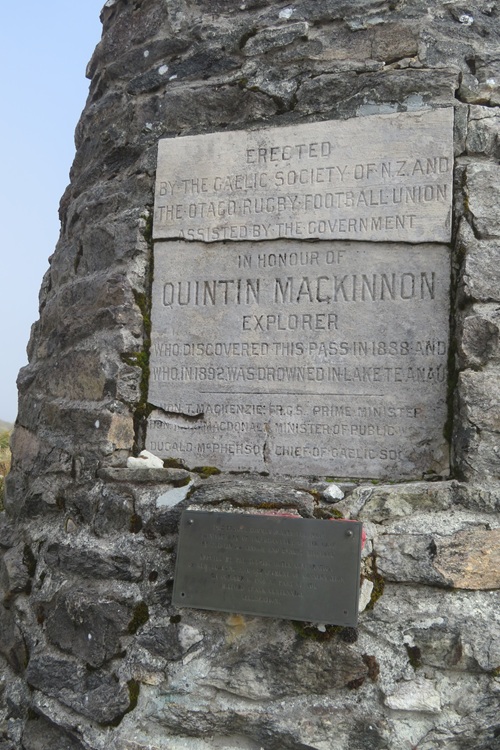 The McKinnon Memorial, McKinnon Pass Milford Track New Zealand