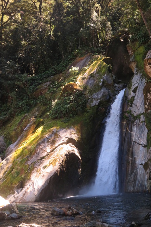Giants Gate Falls on the Milford Track, New  Zealand