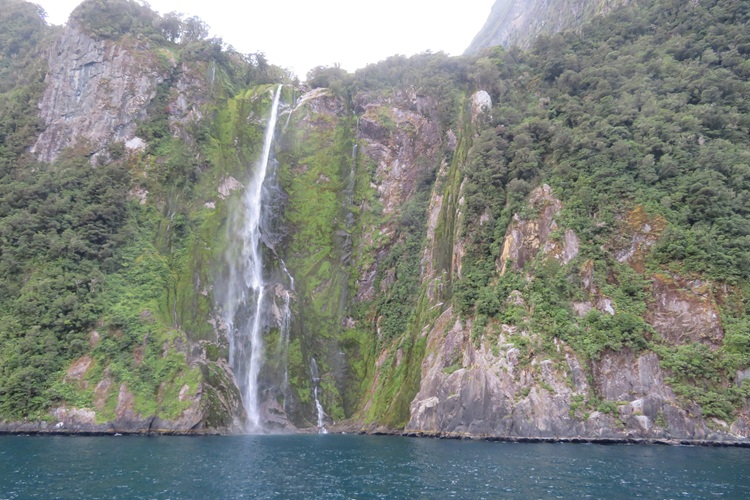Views of Mitre Peak and Milford Sound, New Zealand