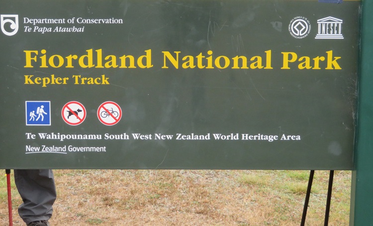 The very start of the Kepler Track, Te Anau New Zealand