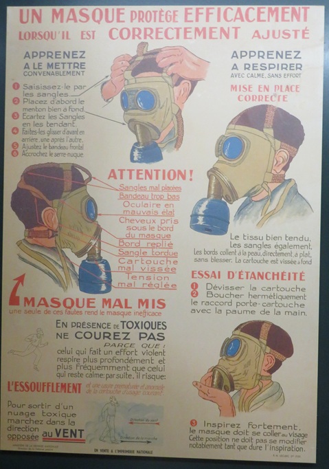 Displays in the Museum of Liberation, Paris. 