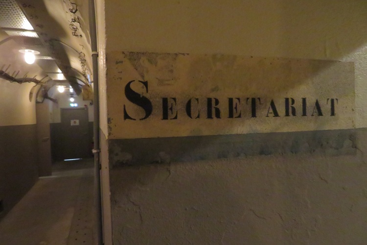 The bunker below the Museum of Liberation, Paris