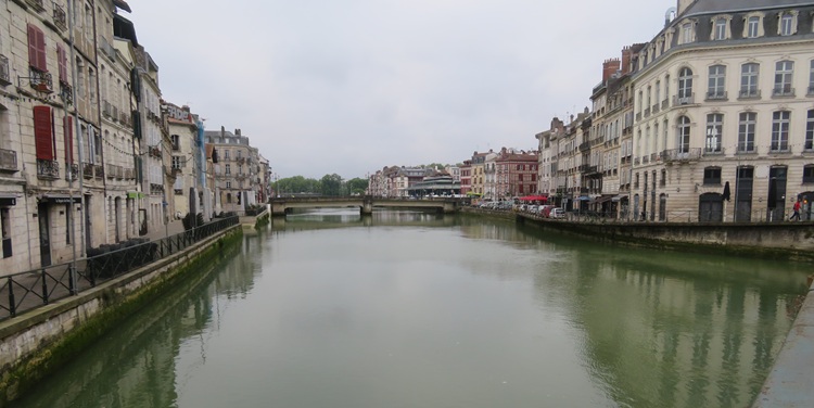 The old city of Bayonne, southern France