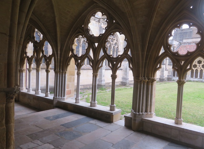 Bayonne Cathedral cloisters, southern France