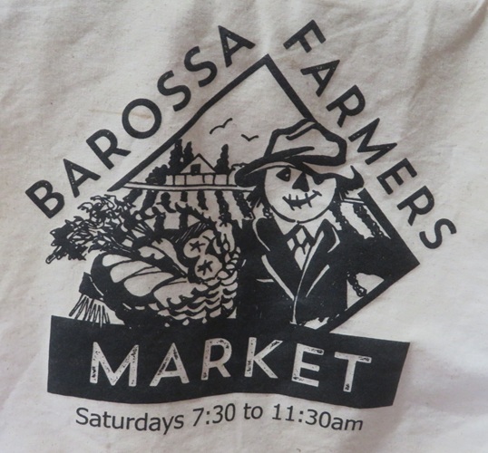 Rainbow coloured Barossa Farmers Market, South Australia