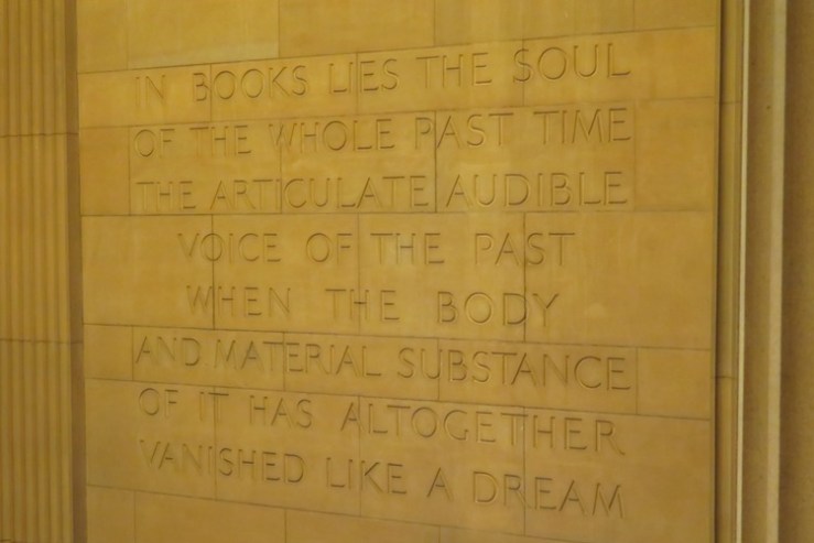 Profound words - State Library NSW, Sydney