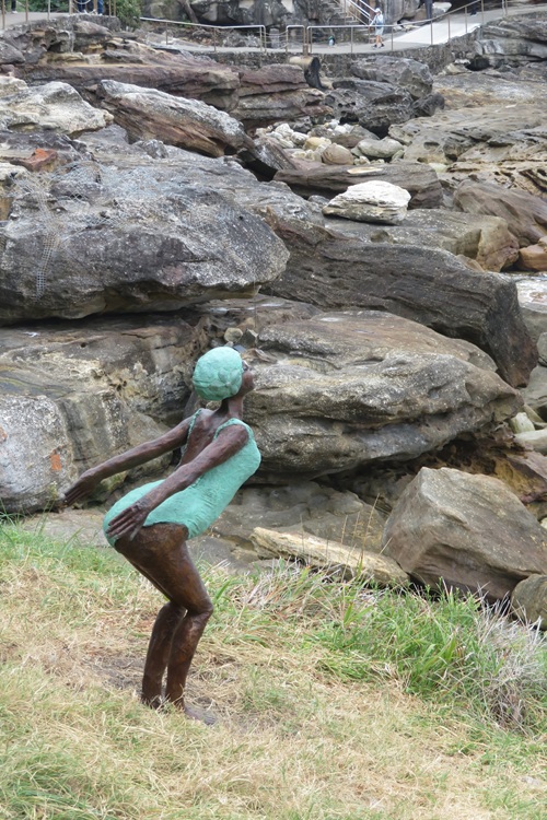 Lily at Sculpture by the Sea, Bondi Beach 2025