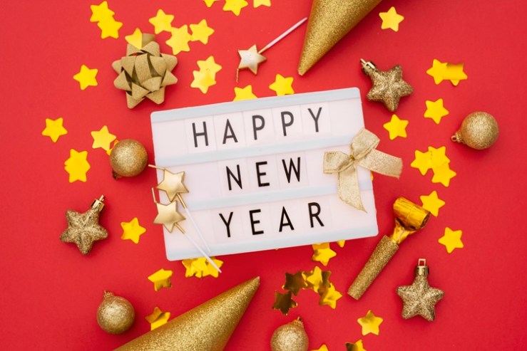 Happy New Year. Source: Freepik