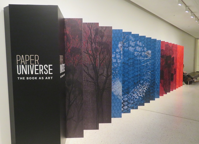 Entrance to Paper Universe Exhibition - State Library NSW Sydney