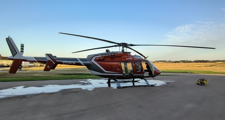 Helicopter flight from Mudgee to Goulburn, January 2026