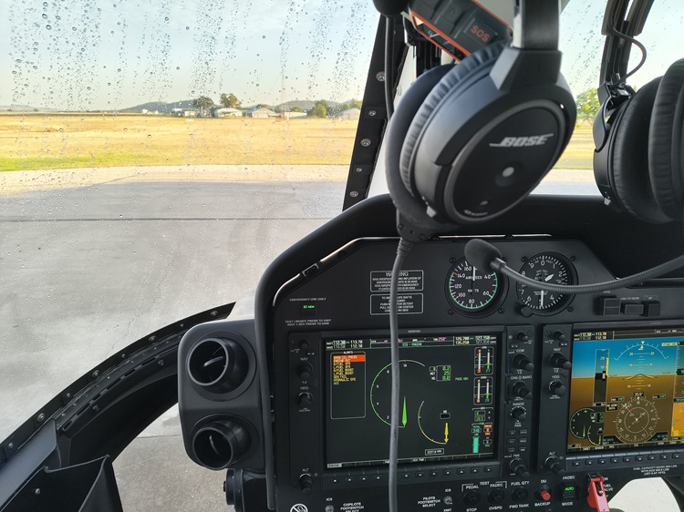 Helicopter flight from Mudgee to Goulburn, January 2026