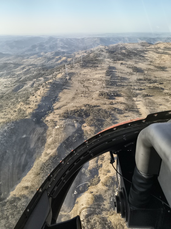 Helicopter flight from Mudgee to Goulburn, January 2026