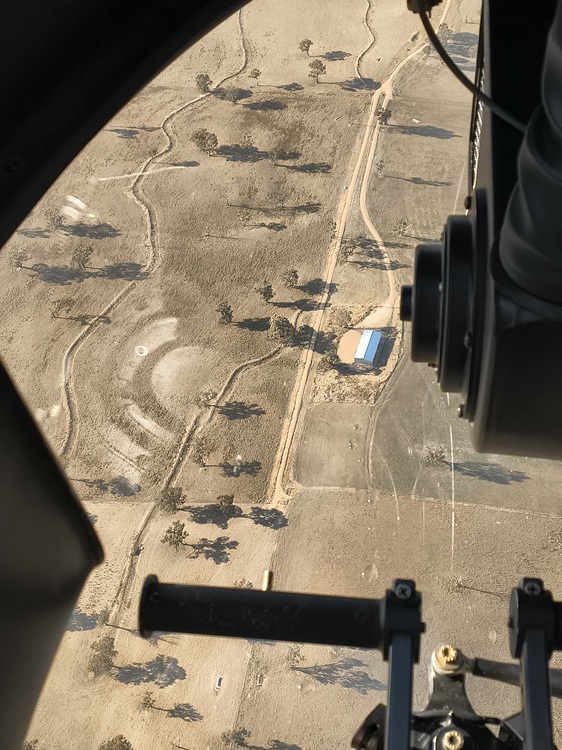 Helicopter flight from Mudgee to Goulburn, January 2026