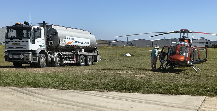 Helicopter flight from Mudgee to Goulburn, January 2026