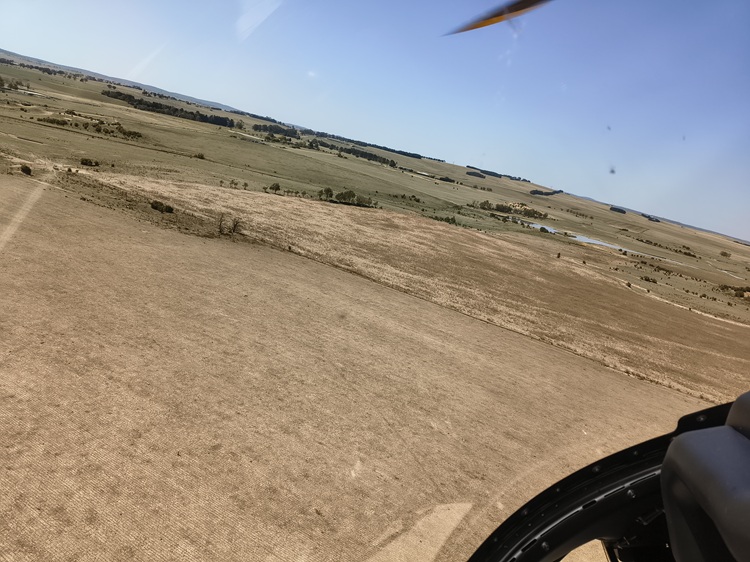 Helicopter flight from Mudgee to Goulburn, January 2026