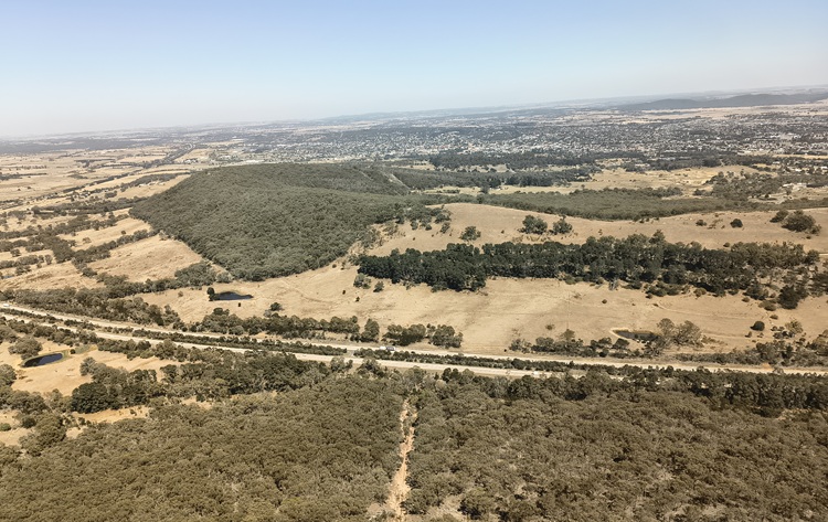 Helicopter flight from Mudgee to Goulburn, January 2026