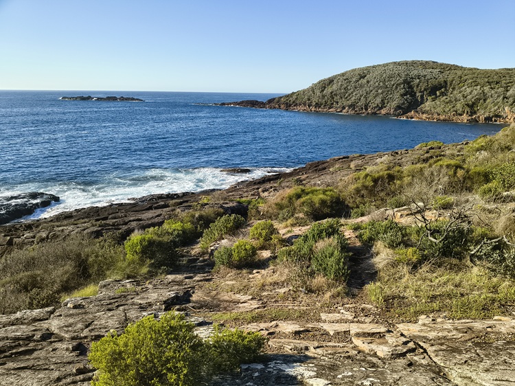 Water views on the Tomaree Coastal Walk